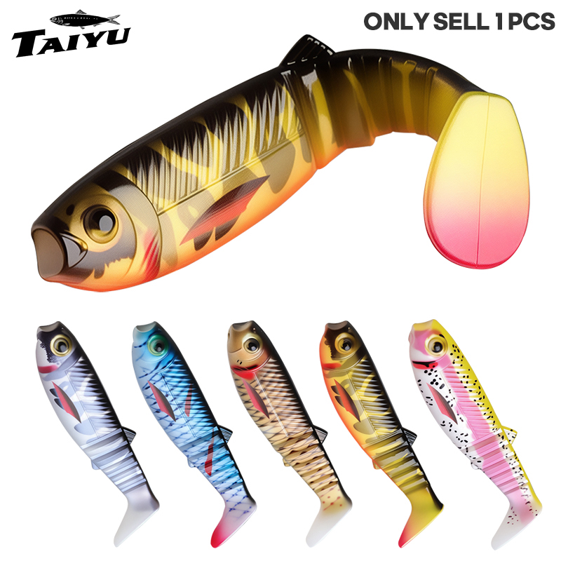 Fishing Boat Inflatable - TAIYU 3pcs 7.5cm 6g 3D Multi-Jointed