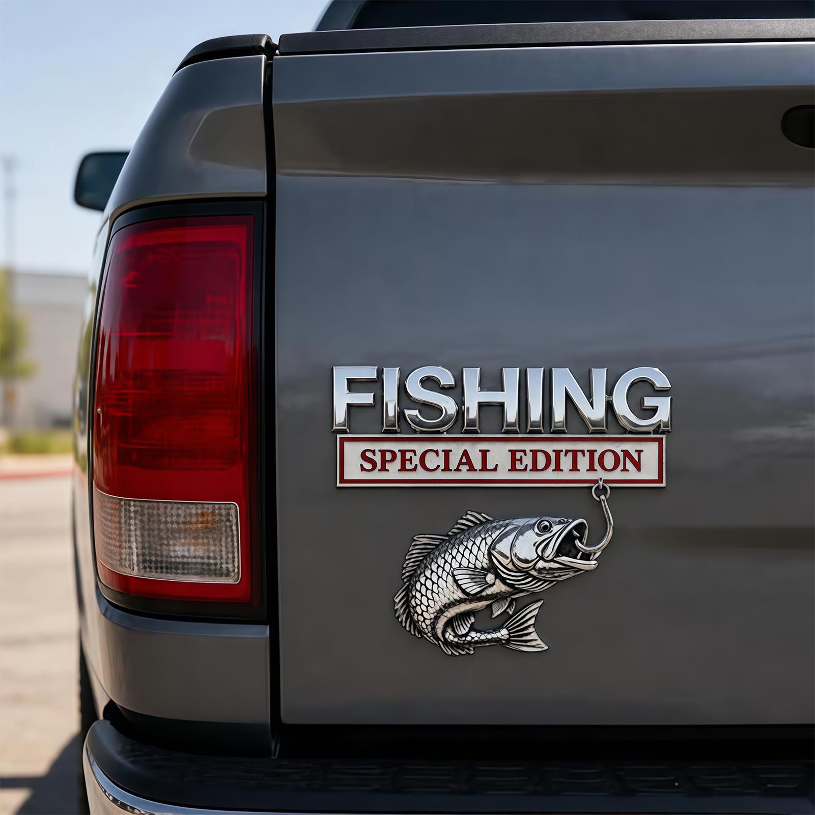 Car Emblems and Badges Metal F - Fishing Boat Oar recension och pris