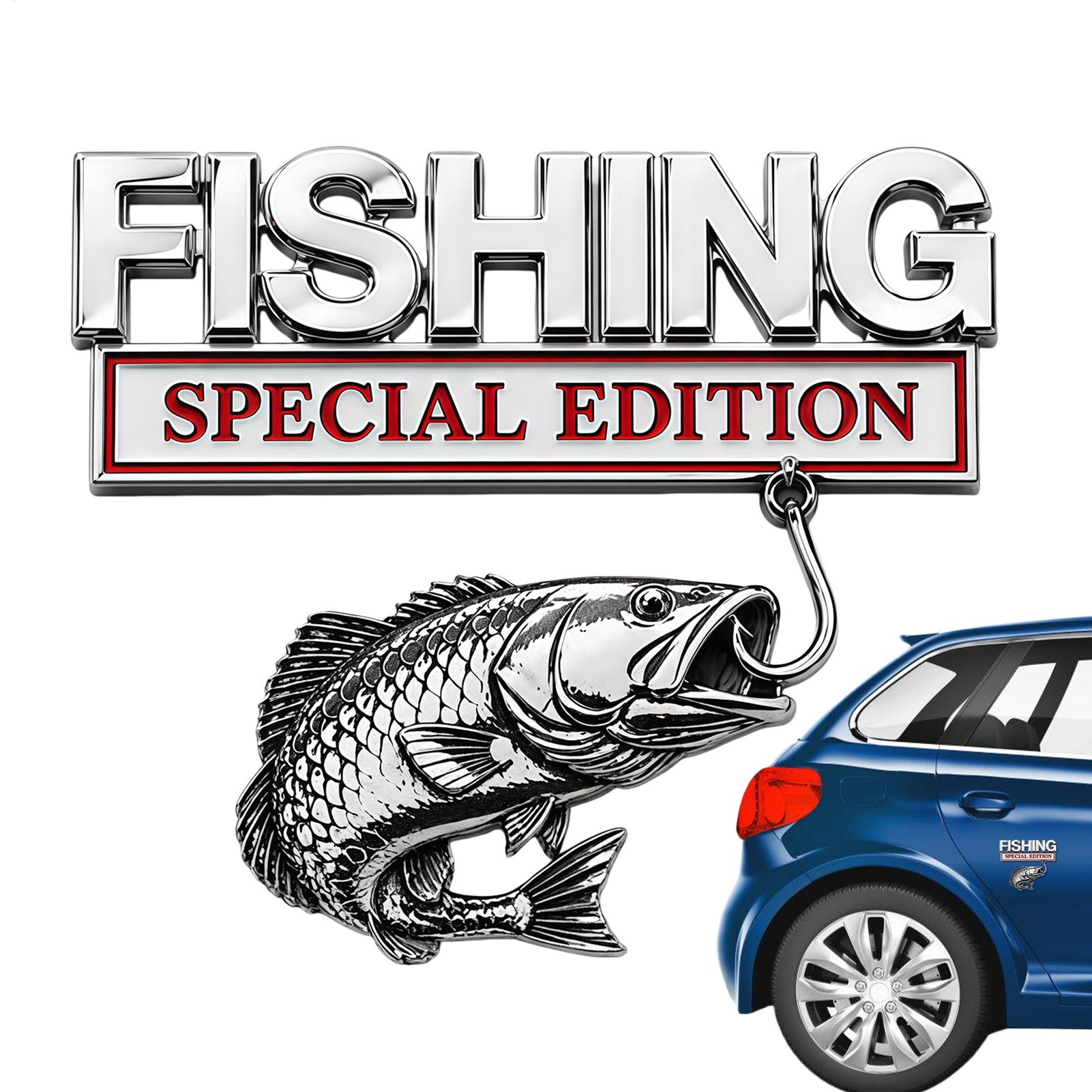 Car Emblems and Badges Metal F - Fishing Boat Oar recension och pris