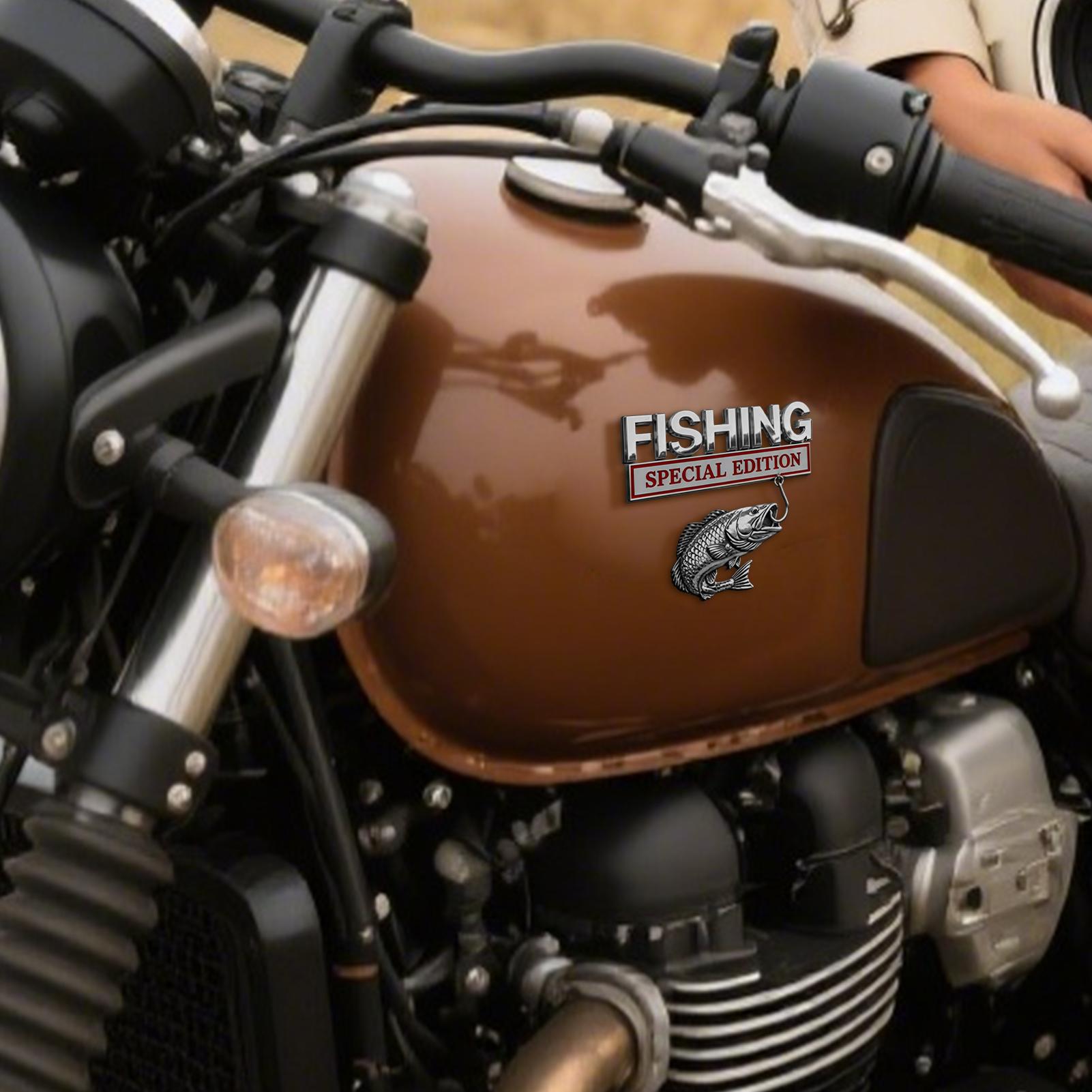 Car Emblems and Badges Metal F - Fishing Boat Oar recension och pris