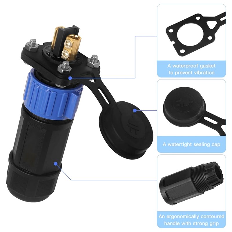 Marine Boat DC Power Connector - Fishing Boat Trolling Motor recension och pris