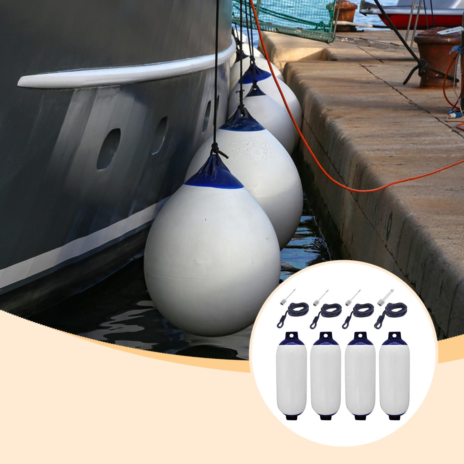 4Pcs Boat Fenders, Boat Access - Fishing Boat Inflatable recension och pris